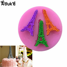 Phil Tower Shape Cake Decoration Silicone Mold Biscuits Chocolate Fondant Molds Embossed Pastry Mould DIY Kitchen Baking Tools 2024 - buy cheap