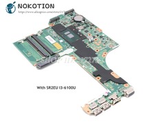NOKOTION para HP Probook 450 G3 470 G3 portátil placa base 830930-601, 830930-001 830930-501 DA0X63MB6H1 SR2EU I3-6100U CPU 2024 - compra barato