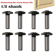 1 pc 1/2" Shank Woodworking Door Frame Router Bits for wood carbide lassical door cabinet bits Engraving Milling Cutter 2024 - buy cheap