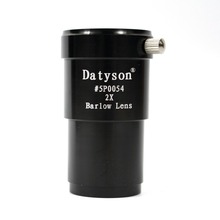 Metal 1.25 Inch 2x Barlow Lens Camera T Adapter Telescope Eyepiece Fully Multi-Coated 2024 - buy cheap
