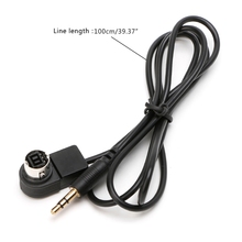 3.5mm Car Aux Input Cable Mini Plug Jack For ALPINE AI-NET iPhone MP3 Ornate 2024 - buy cheap
