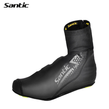 SANTIC Thermal Fleece Winter Cycling Shoe Cover Women Men Windproof MTB Bike Overshoes Touring Shoes Cover Copriscarpe Ciclismo 2024 - buy cheap