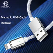 USB Cable For iPhone XS MAX X 7 8 6s Magnetic Cable Charger Auto Disconnect Fast Charging Data Cable Cord For Samsung Charging 2024 - buy cheap