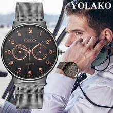 Men's Quartz Stainless Steel Band Strap Watch Analog Wrist Watch Top Brand Luxury Casual Clock Ladies Wrist Watch Relogio Femini 2024 - buy cheap