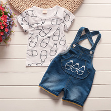 BibiCola-Conjunto de ropa de verano para bebé, conjunto de productos para bebé, Tops y pantalones cortos, chándal, 2 uds. 2024 - compra barato