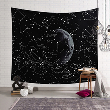 Psychedelic Constellation Galaxy Space Tapestry Wall Hanging Polyester Fabric Wall Decor Home 2024 - buy cheap