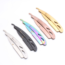 14*2cm 1 Pcs Mr Rabbit Professional Barber Edge Steel Folding Shaving Knife Hair Removal Tools Shaving Razor + Blade T6102 2024 - buy cheap