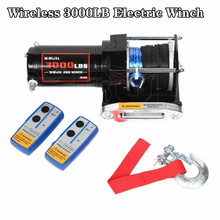 winch car 12V Wireless 3000LB / 1361KG Electric Winch Synthetic Rope ATV Electric Winch 2024 - buy cheap