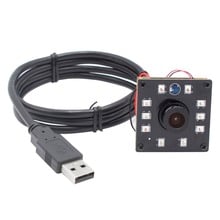 Módulo de cámara Mini usb ELP 720P, IR CUT, visión nocturna infrarroja, OV9712 CMOS, placa de cámara con lente angular Wie y cable de 5m 2024 - compra barato