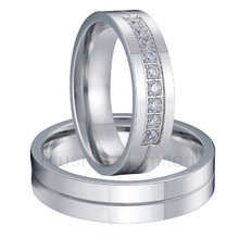Anel-Anillo de titanio para hombre y mujer, joyería de moda, calidad europea estándar, anillos de boda para parejas 2024 - compra barato