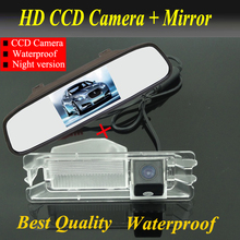 4.3 inch Car monitor mirror + car rear view parking camera for Nissan March Renault logan Sandero Car backup reverse camera 2024 - buy cheap