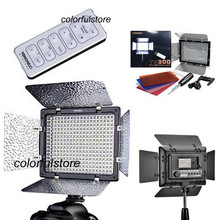 Frete grátis! Yongnuo yn300 lâmpada de vídeo led para porta de barnporta + controle remoto ir, para canon, nikon, pentax, olympus, câmera filmadora 2024 - compre barato