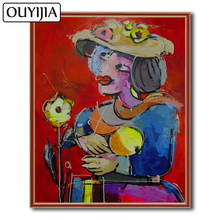 OUYIJIA Picasso Oil 5D DIY Abstract Art Diamond Painting Woman Decoration Gift Picture Of Rhinestone Diamond Mosaic Embroidery 2024 - buy cheap