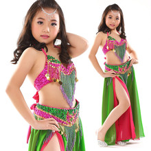 2018 New Style Belly dance costume clothes wear kids dance child bellydance children gift indian dance 2pcs-3pcs Bra&Belt&Skirt 2024 - buy cheap