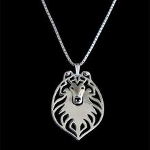 Fashion Women's Metal Rough Collie Necklaces Lovers' Alloy Pendant And Necklaces Drop Shipping 2024 - buy cheap