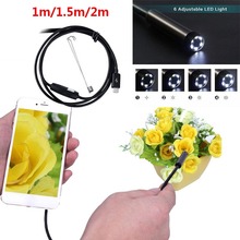 1/1.5/2M 7mm Lens Endoscope HD 480P USB OTG Snake Endoscope Waterproof Inspection Pipe Camera Borescope For Android Phone PC 2024 - buy cheap