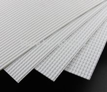 ABS37 2pcs ABS Plastic Styrene Plasticard Roof Tiles Sheet 215mm x 300mm White 2024 - buy cheap