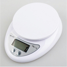 Kitchen Scale Digital scales 5000g/1g 5kg Food Diet Postal Scale balance Measuring weighing scales LED electronic 2024 - buy cheap