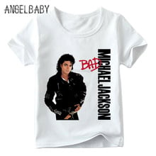 Children Michael Jackson T shirt Baby Boys/Girls Rock N Roll Star Summer Tops Kids Kpop Casual T-shirt,ooo5145 2024 - buy cheap