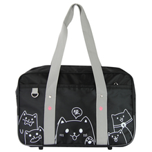 College Style Cute Cat Print Japanese JK Uniform Shoulder Bag Student Lolita Cosplay Oxford Handbag Schoolbag 2024 - buy cheap