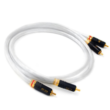 1 par de cables de conexión YTER Ultimate 7N PHOCC, conector RCA de Audio Platd de cobre y plata con enchufe RCA chapado en oro 2024 - compra barato