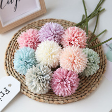 1 PCS Dandelion flower ball simulation road cited flower wall fake flower home decoration wedding holding flower 2024 - buy cheap