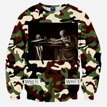 New fashion 2015 fall mens hip hop sweatshirt 3D graphic print off white virgil abloh novelty crewneck pullover hoody 2024 - buy cheap