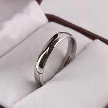 Wide 3mm Light version SILVER color rings 316L Stainless Steel women jewelry finger ring  wholesale lots 2024 - buy cheap