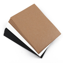 5 Sheets Kraft Paper Writing Memo Pads Notepad Business Cards Stationery Word Cards Kids Gift School Office Supplies 2022 - buy cheap