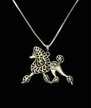 Newest Handmade Poodle movement pendant women choker necklace Dog Jewelry Pet Lovers Gift Idea 2024 - buy cheap