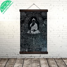 Buddhahood Illustration Poster Black and White Vintage Poster Scroll Painting Frame Canvas Modern Art Wall Pictures Home Decor 2024 - buy cheap