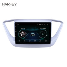 Harfey hd touchscreen 9 "android 8.1 gps navi rádio para hyundai verna 2016 com bluetooth aux música apoio dvr carplay obd swc 2024 - compre barato