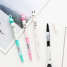 1PCS New Cute Cartoon Long Ears Bunny Gel Pen Student Stationery Novelty Gift School Material Office Supplies 2024 - buy cheap