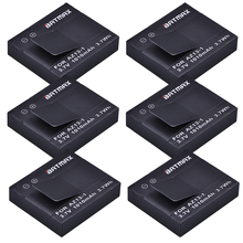 Batmax 6pc AZ13-1 AZ13 Rechargable Li-ion Battery For Xiaomi Yi Action Cameras 2024 - buy cheap