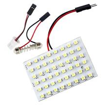 48 SMD Warm white Panel led car Festoon Dome Interior Lamp lights for led bulbs Auto Lamp 12V 2024 - buy cheap