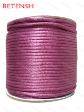 2mm Mauve Rattail Nylon Cord+60m/roll Jewelry Findings Macrame Rope  Bracelet String Beading Cords Accessories 2024 - buy cheap
