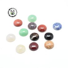 6/8/10mm 100pcs stone cabochons for jewelry making diy findings accessories, mixed style, half round, mixed color 2024 - buy cheap