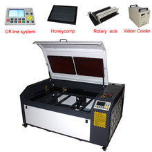 100W 1060 PRO CO2 USB Laser Cutting Machine Two Color For Choose LY Laser Engraver with offline system for metal wood and so on 2024 - buy cheap