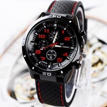 Brand Fashion Casual Sports Military Men's Watch Clock Luxury Leather strap Calendar Quartz Men Watches 6 Color Wristwatches 2024 - buy cheap