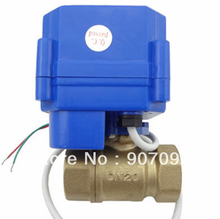 3/4'' Brass Electric Ball Valve 3-6V Voltage CWX-15Q/N 2024 - buy cheap