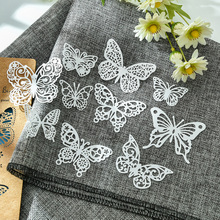 10Pcs/lot White Lace Butterfly Lace Paper Doilies Placemats For Home Decoration Supplies Scrapbooking Paper Crafts 2024 - buy cheap