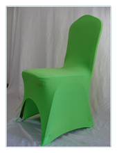 Frete Grátis 100 pcs Premium spandex verde tampa da cadeira housses housse de chaise 2024 - compre barato