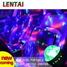 Lentai lâmpada led ambiente para carro, acessórios automotivos, luz rgb, dj, para toyota c-hr, kia sportage peugeot 3008, honda civic, hyundai, tucson 2024 - compre barato