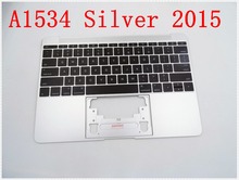 Original IMIDO Prata Espaço Topcase Para Macbook 12 "A1534 Top case com teclado e backlight 2015 2024 - compre barato