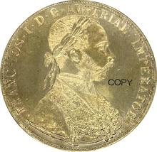 Moneda de Oro austriaca de 4 Ducat, monedas conmemorativas de latón, de 1914 2024 - compra barato
