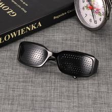 Gafas de plástico con agujero para el cuidado de la visión Unisex, anteojos oculares con agujero para mejorar la calidad, color negro, novedad 2024 - compra barato