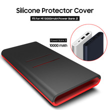 Silicone Protector Case Cover Skin Sleeve Bag for New Xiaomi Xiao Mi 2 10000mAh Dual USB Power Bank Powerbank Accessory colorful 2024 - купить недорого