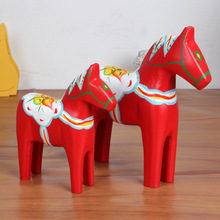 Creative Home Decoration Wood Crafts living room furnishings, wood carvings animal horse ornaments 2024 - buy cheap