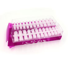 288pcs 10 Sizes Extra Thin Clear Fake Nails Set Natural Full Cover Acrylic False Nail ABS Material Faux 2024 - buy cheap