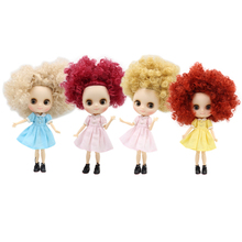 Dbs blyth boneca middie 1/8 bjd de cabelo selvagem, cabelo rosa, marrom, loiro fosco, rosto articulado, corpo 1/8, brinquedo de anime para meninas 2024 - compre barato